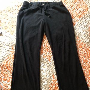 Old Navy black fleece pants